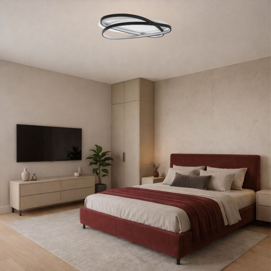 Rabalux - LED prigušivo stropno svjetlo LED/57W/230V 3000-6000K 53x38 cm + daljinski upravljač