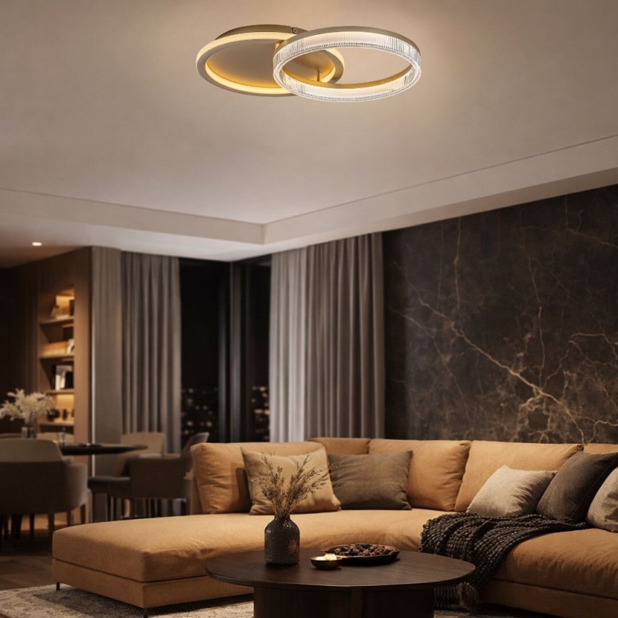Rabalux - LED stropno svjetlo s mogućnošću prigušivanja LED/22W/230V 3000-6500K 53,5x35 cm + daljinski upravljač