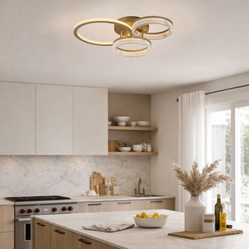 Rabalux - LED prigušivo stropno svjetlo LED/38W/230V 3000-6500K 58,5x38 cm + daljinski upravljač