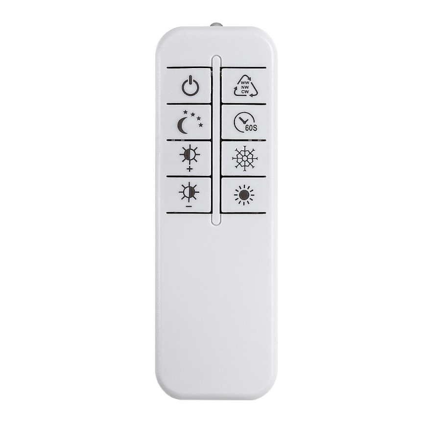Rabalux - LED stropna svjetiljka s mogućnošću prigušivanja LED/38W/230V 3000-6500K 60x35 cm + daljinski upravljač
