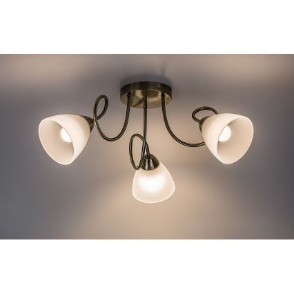 Rabalux - Stropni luster za površinsku montažu 3xE27/60W/230V