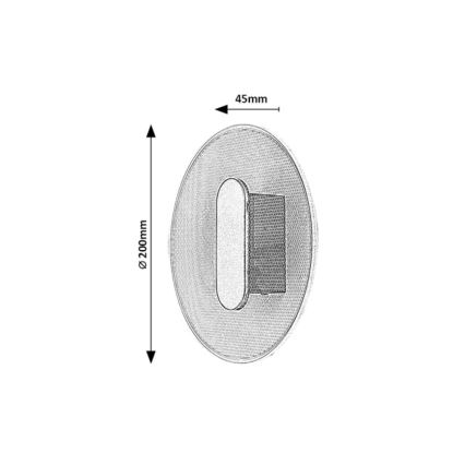 Rabalux - LED zidna svjetiljka LED/6W/230V