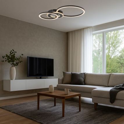 Rabalux - LED prigušiva stropna svjetiljka LED/24W/230V 3000-6500K 46x33 cm + daljinski upravljač