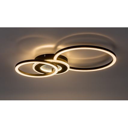 Rabalux - LED prigušiva stropna svjetiljka LED/24W/230V 3000-6500K 46x33 cm + daljinski upravljač