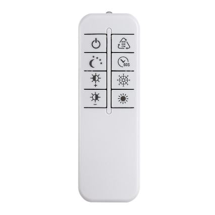 Rabalux - prigušivo LED stropno svjetlo LED/24W/230V 3000-6500K 35x23 cm + daljinski upravljač