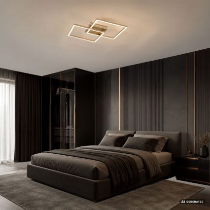 Rabalux - LED stropna svjetiljka LED/28W/230V 3000K 47x70 cm zlatna