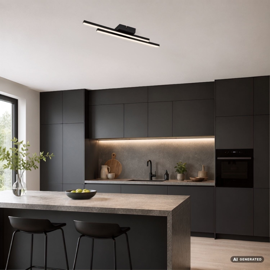 Rabalux - LED Stropna svjetiljka LED/12W/230V 4000K crna
