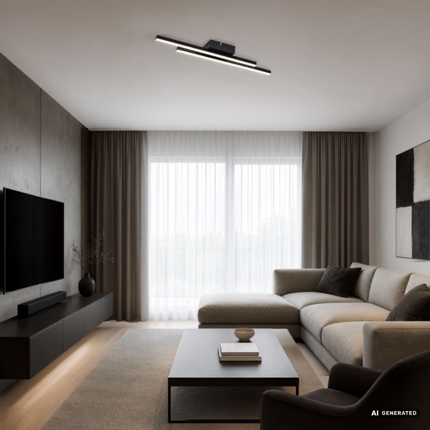 Rabalux - LED Stropna svjetiljka LED/12W/230V 4000K crna