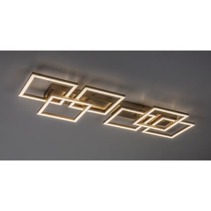 Rabalux - Prigušivo stropno svjetlo LED/40W/230V 3000-6500K 33x100 cm zlatna + daljinski upravljač