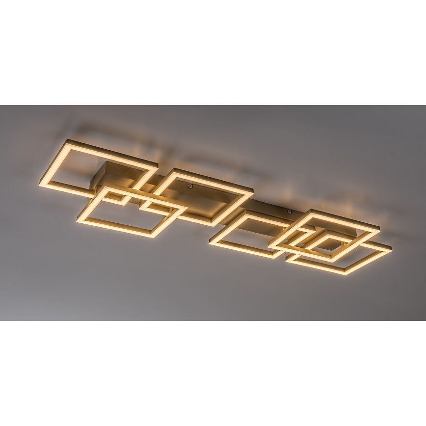 Rabalux - LED prigušivo stropno svjetlo LED/40W/230V 3000-6500K 33x100 cm bež + daljinsko upravljanje