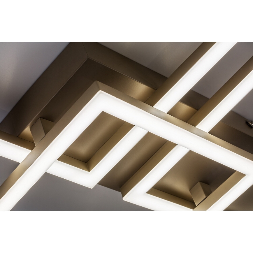 Rabalux - LED prigušivo stropno svjetlo LED/40W/230V 3000-6500K 33x100 cm bež + daljinsko upravljanje