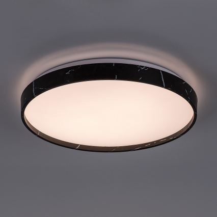 Rabalux - LED stropno svjetlo s mogućnošću prigušivanja LED/24W/230V 3000-6500K promjer 38 cm crno + daljinski upravljač