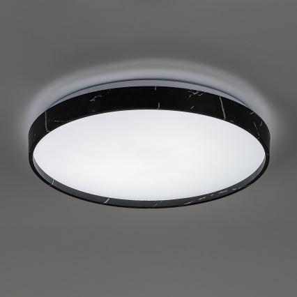 Rabalux - LED stropno svjetlo s mogućnošću prigušivanja LED/24W/230V 3000-6500K promjer 38 cm crno + daljinski upravljač