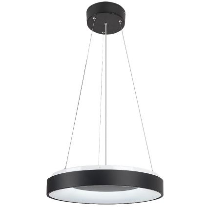 Rabalux - LED Prigušivi luster na sajli LED/38W/230V 3000-6500K crna + daljinski upravljač