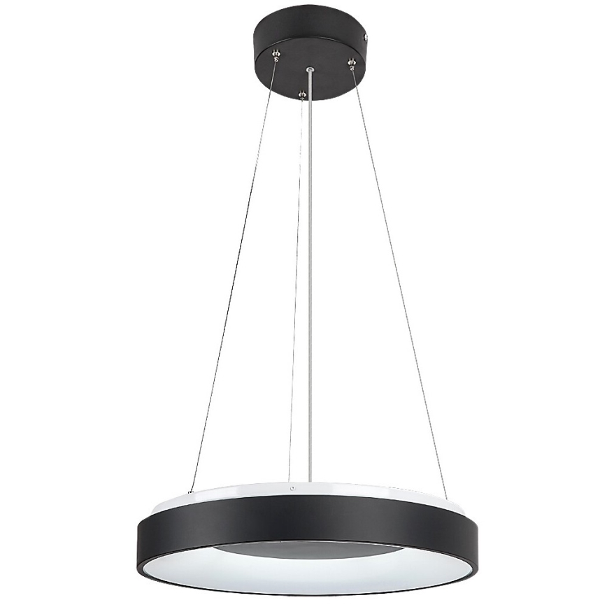 Rabalux - LED Prigušivi luster na sajli LED/38W/230V 3000-6500K crna + daljinski upravljač