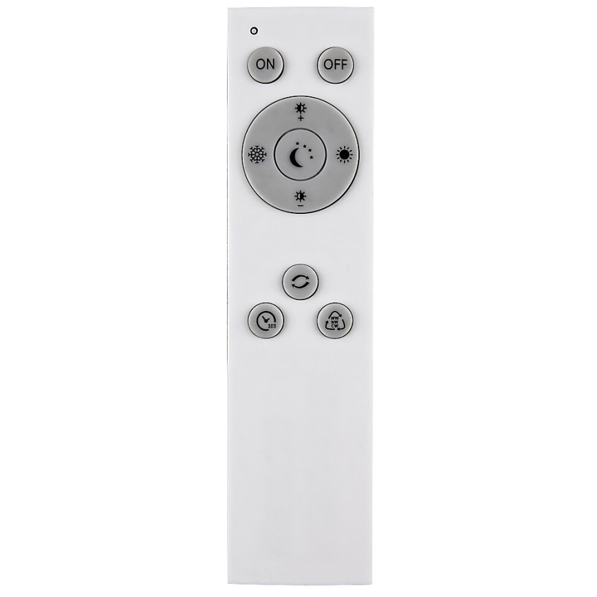 Rabalux - LED Prigušivi luster na sajli LED/38W/230V 3000-6500K crna + daljinski upravljač