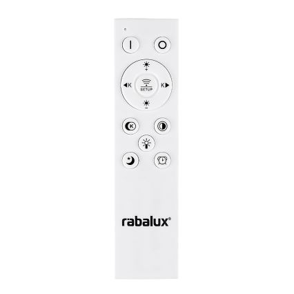 Rabalux - LED prigušivački luster na užetu LED/55W/230V + daljinski upravljač