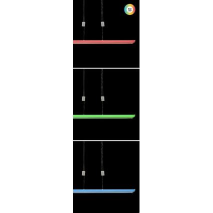 Rabalux - LED RGB Prigušivi luster na sajli LED/24W/230V Wi-Fi Tuya + daljinski upravljač