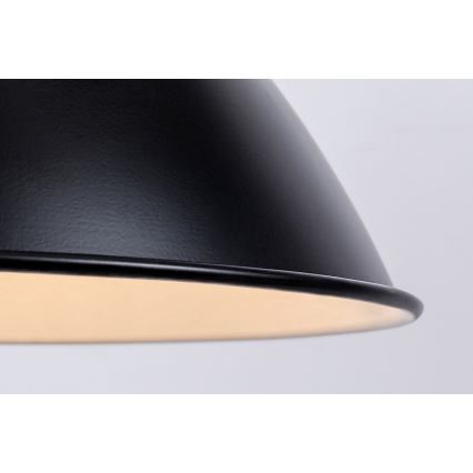 Rabalux - Luster na sajli 1xE27/60W/230V pr. 36 cm crna