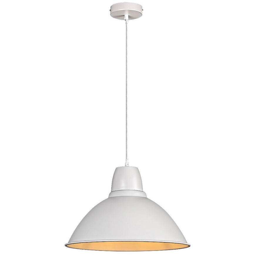 Rabalux - Luster na užetu 1xE27/60W/230V bijela