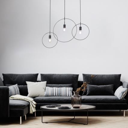 Rabalux - Luster na užetu 3xE27/40W/230V