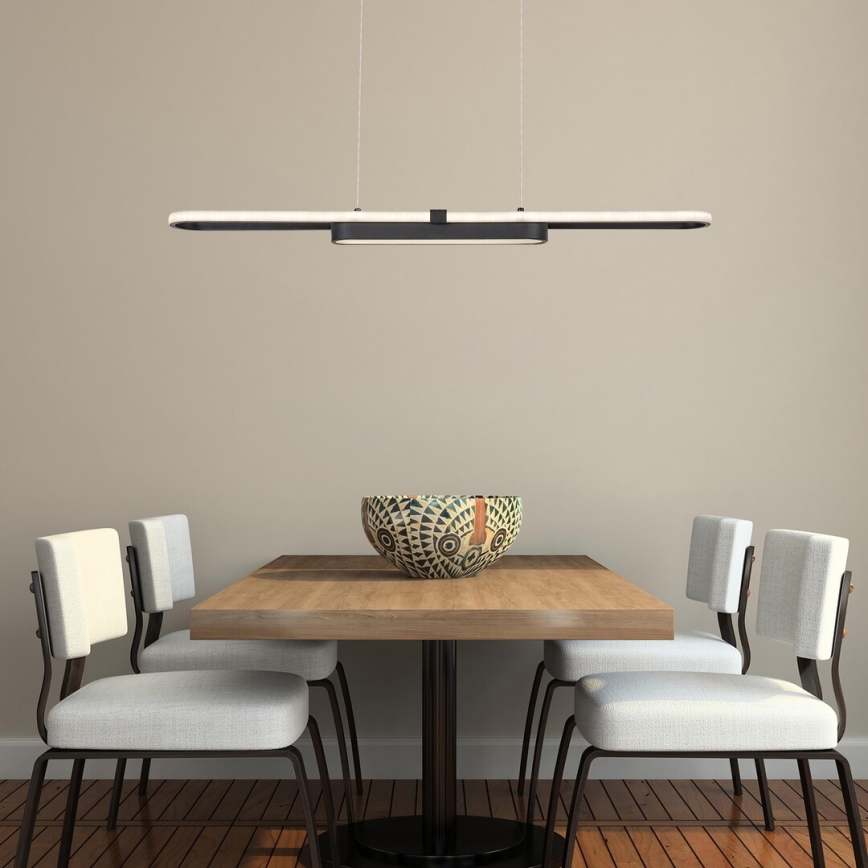 Rabalux - LED Luster na sajli LED/48W/230V 4000K crna