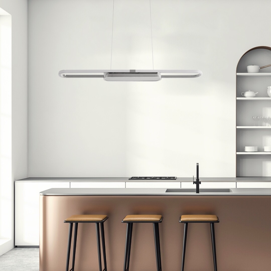 Rabalux - LED Luster na sajli LED/48W/230V 4000K mat krom