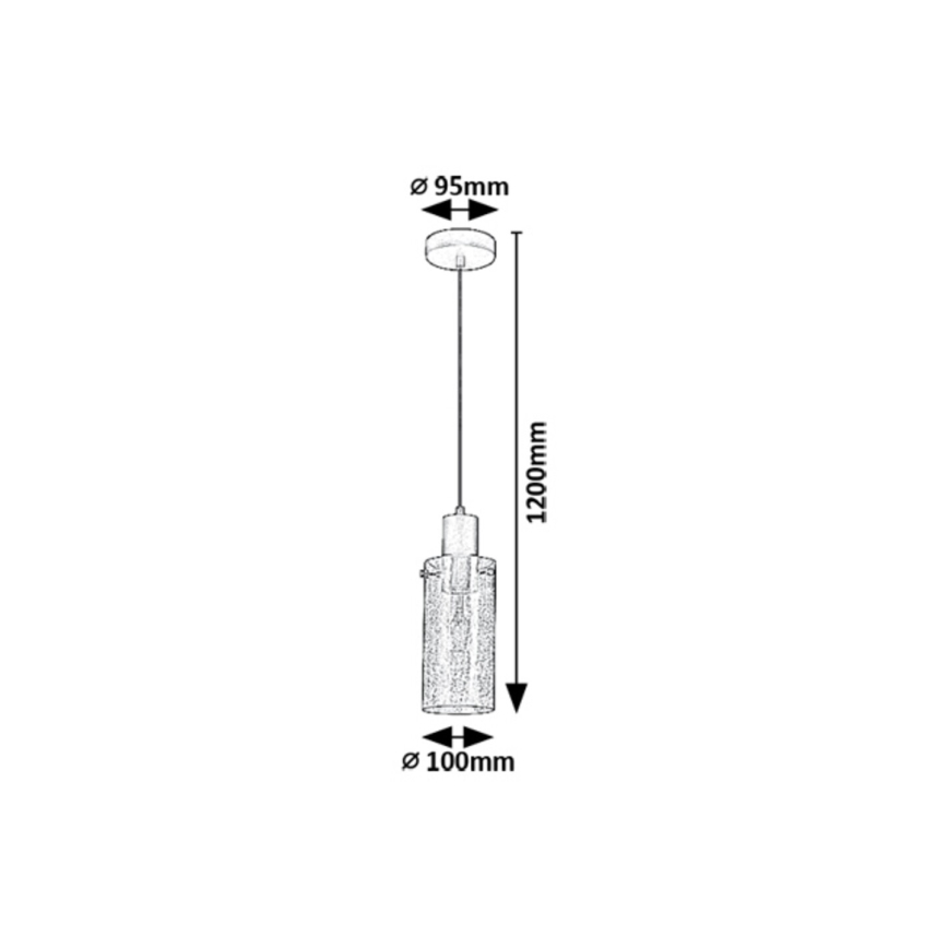 Rabalux - Luster na sajli 1xE27/60W/230V