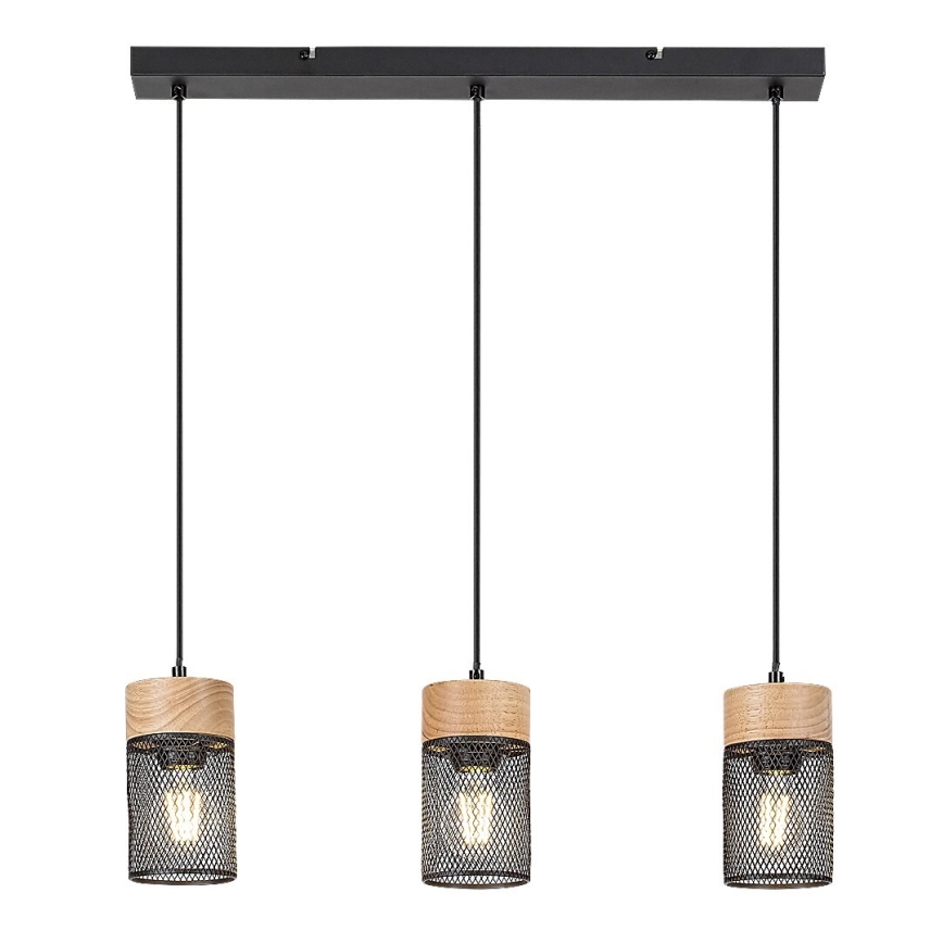 Rabalux - Luster na sajli 3xE27/25W/230V bukva