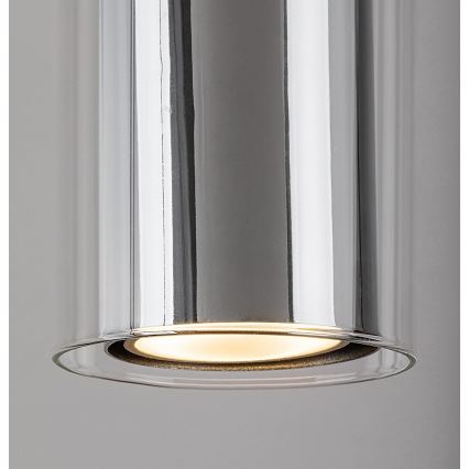 Rabalux - Luster na sajli 1xGU10/50W/230V prozirna/sjajni krom