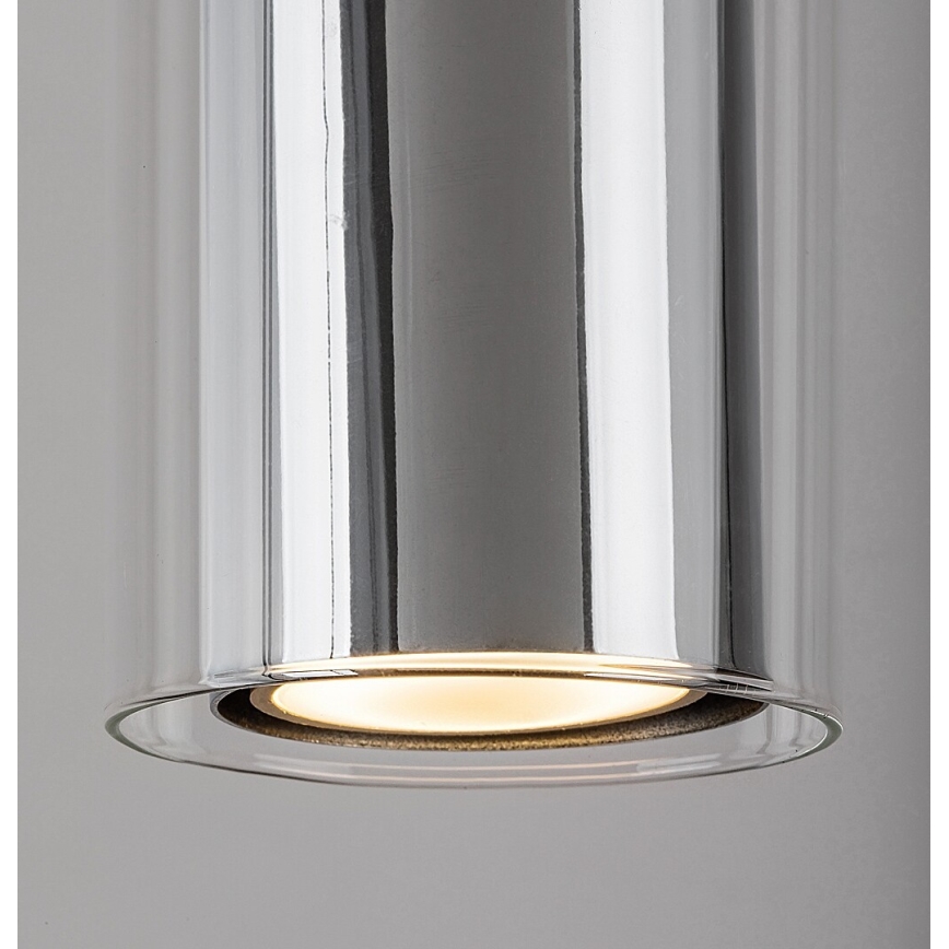 Rabalux - Luster na sajli 1xGU10/50W/230V prozirna/sjajni krom