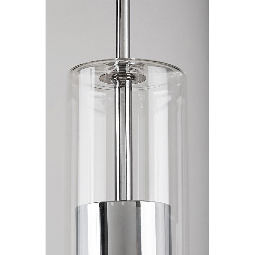 Rabalux - Luster na sajli 1xGU10/50W/230V prozirna/sjajni krom