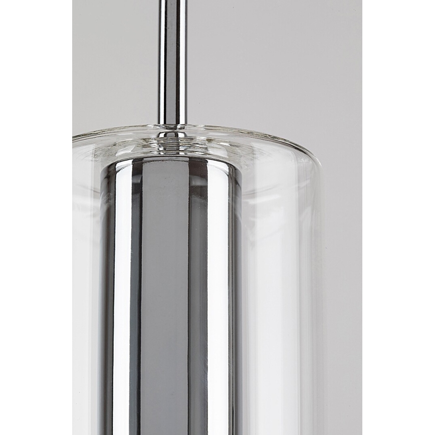 Rabalux - Luster na sajli 1xE27/40W/230V prozirna/sjajni krom