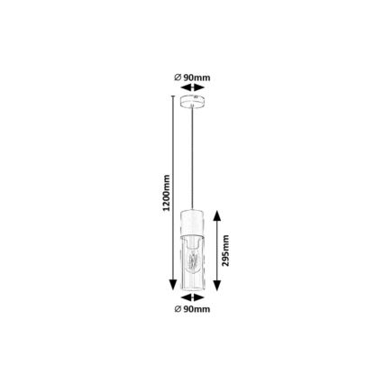 Rabalux - Luster na sajli 1xE27/25W/230V