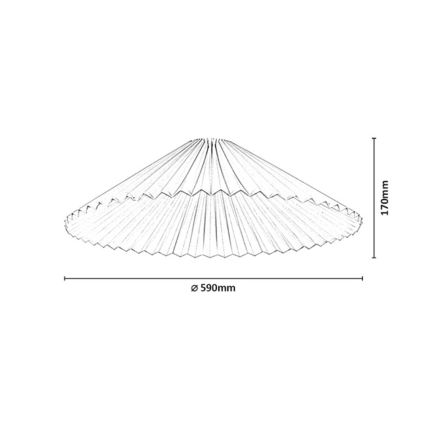 Rabalux - Abažur za luster, max. 40 W, Ø 59 cm, bijela