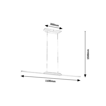 Rabalux - LED Luster na sajli LED/26W/230V 4000K bukva