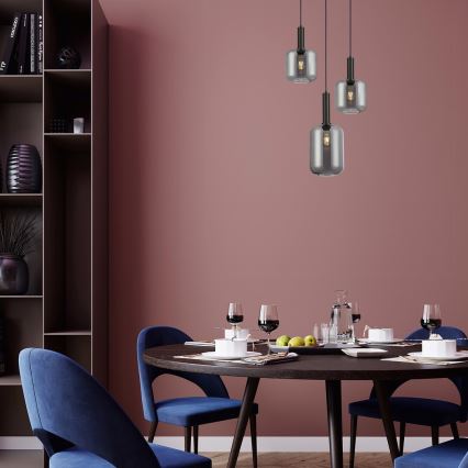 Rabalux - Luster na užetu 3xE27/40W/230V