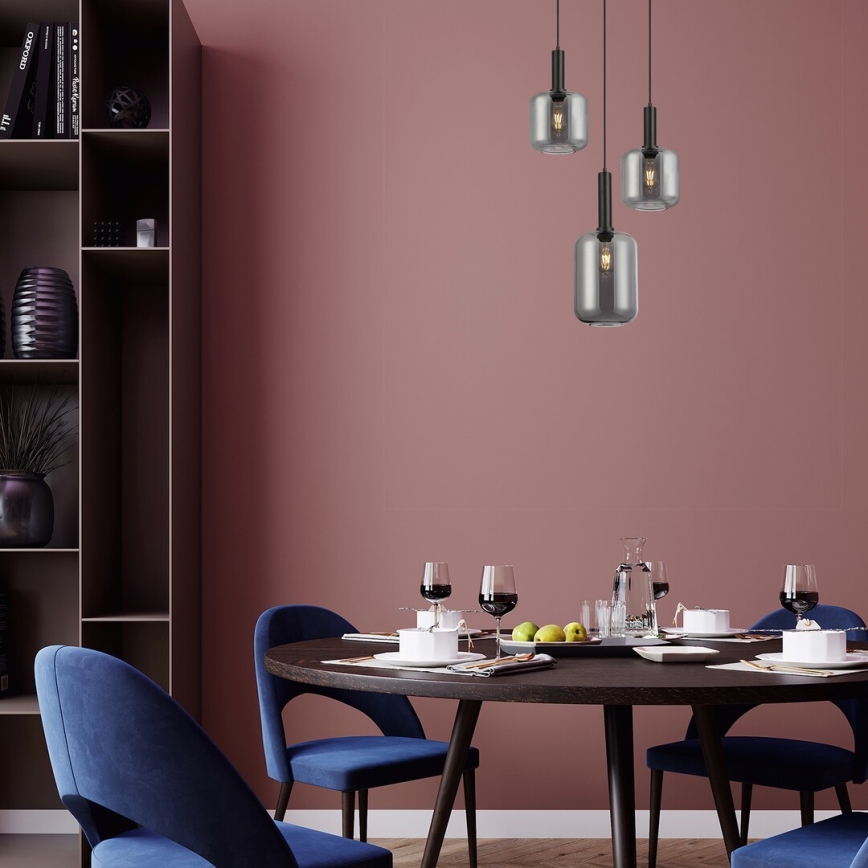 Rabalux - Luster na užetu 3xE27/40W/230V