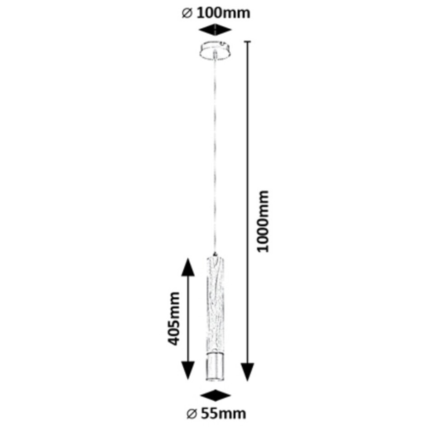 Rabalux - Luster na sajli 1xGU10/50W/230V bukva