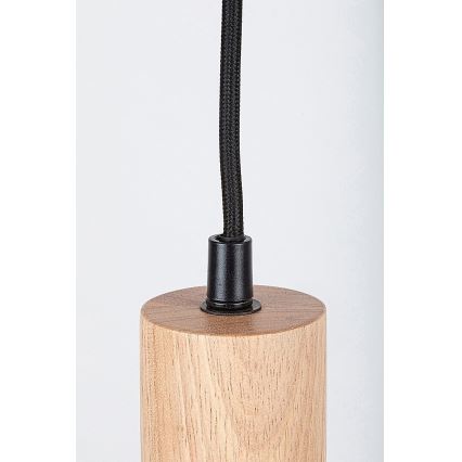 Rabalux - Luster na užetu 1xGU10/50W/230V bukovina