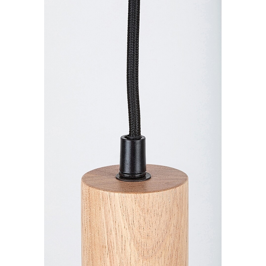 Rabalux - Luster na užetu 1xGU10/50W/230V bukovina