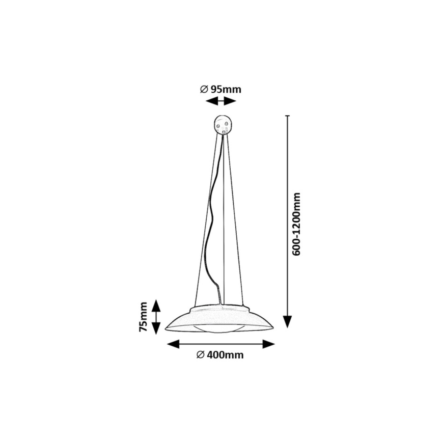 Rabalux - LED Luster na sajli LED/24W/230V 3000K