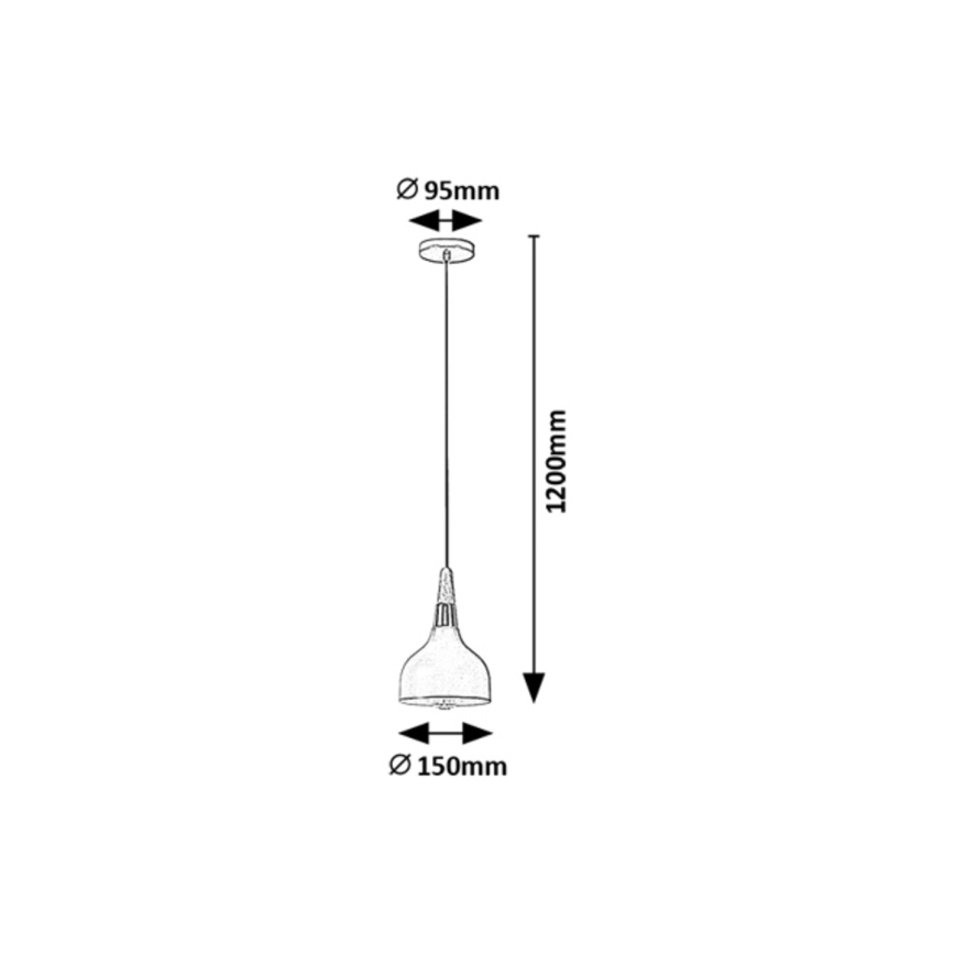 Rabalux - Luster na sajli 1xE27/40W/230V