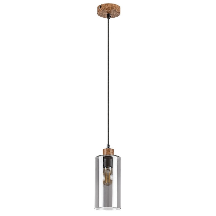 Rabalux - Luster na sajli 1xE27/25W/230V hrast