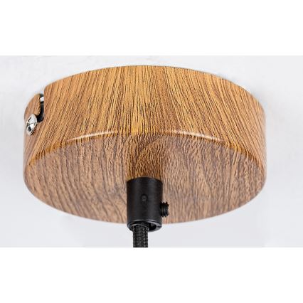 Rabalux - Luster na sajli 1xE27/25W/230V hrast