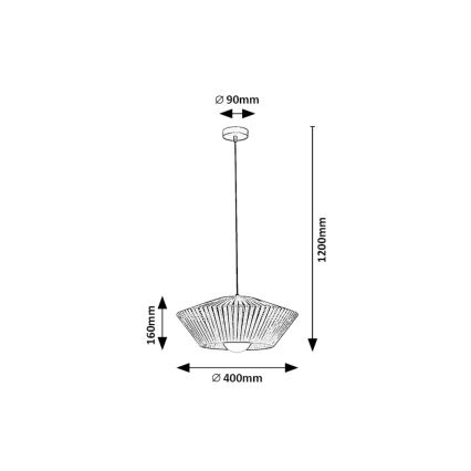 Rabalux - Luster na sajli 1xE27/6W/230V