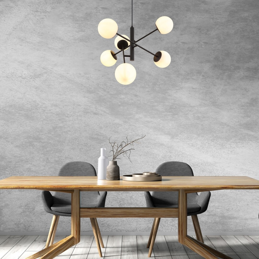 Rabalux - Luster na sajli 6xE14/20W/230V