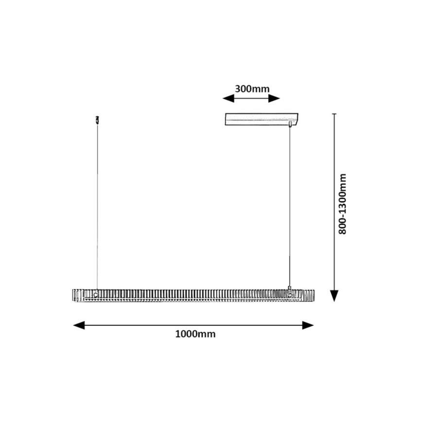 Rabalux - LED Luster na sajli LED/36W/230V 3000K