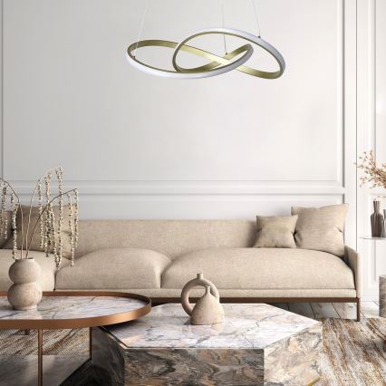 Rabalux - LED Luster na sajli LED/36W/230V 3000K zlatna