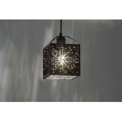 Rabalux - Luster na sajli 1xE27/40W/230V crna